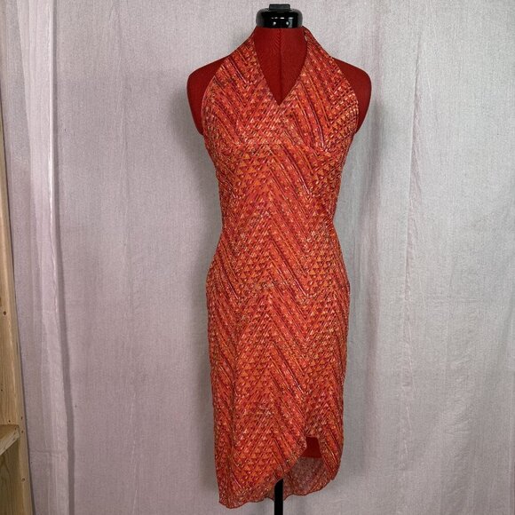 My Michelle Dresses & Skirts - My Michelle Womens Dress Size S Hi Low Geometric print Sleeveless Open Back E425